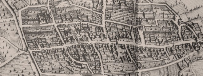 Antica Piantina della città di Biella (Giovanni Tommaso Borgonio, 1668)